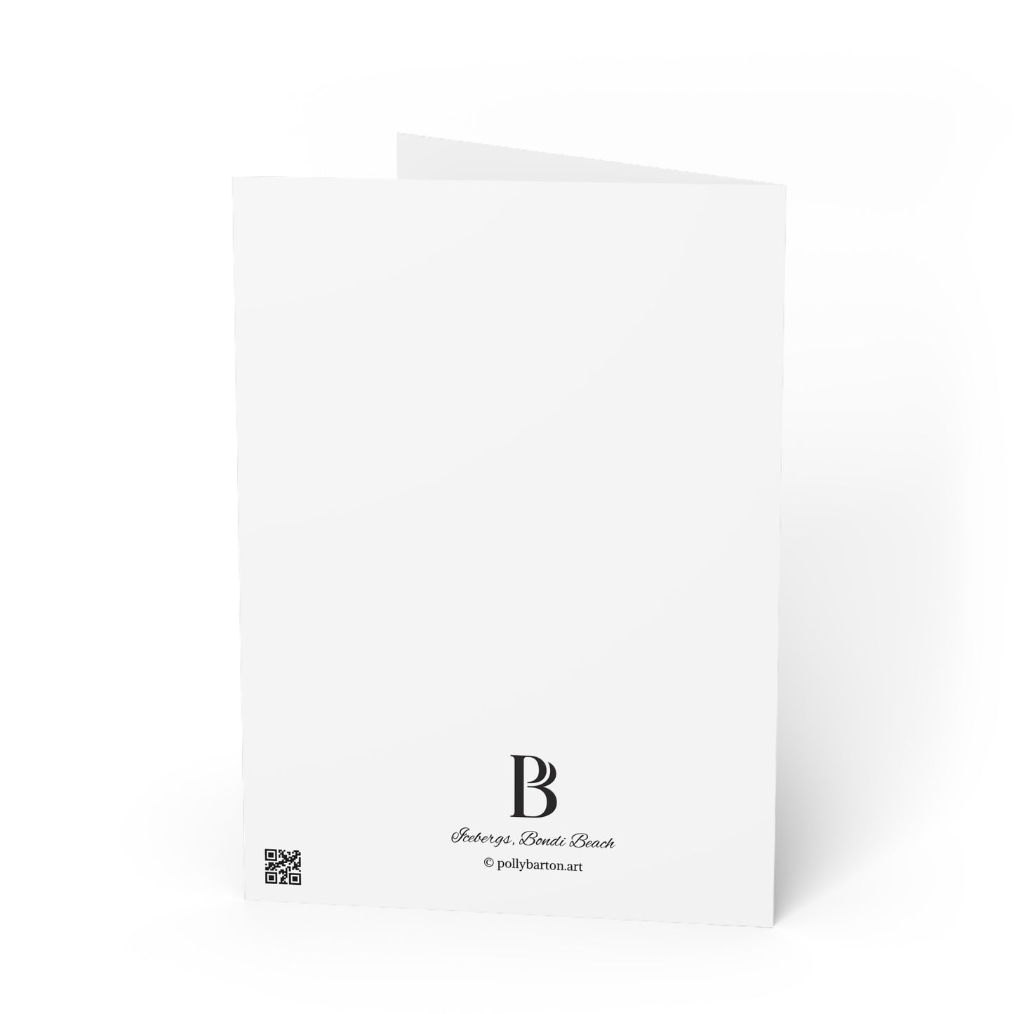 Blank Greeting Card - Icebergs Bondi Beach - Polly Barton