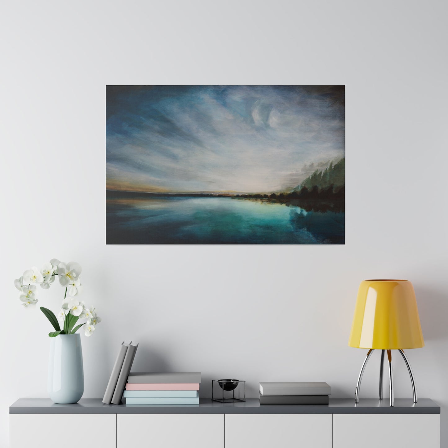 Canvas Art Print - Myall Lake Sunset - Polly Barton