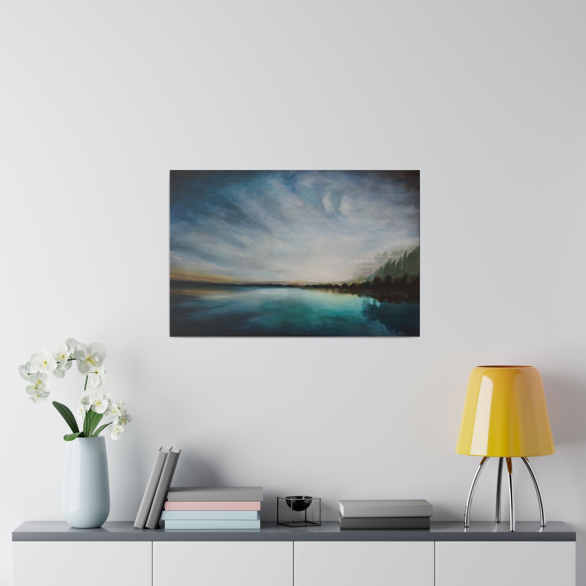 Canvas Art Print - Myall Lake Sunset - Polly Barton