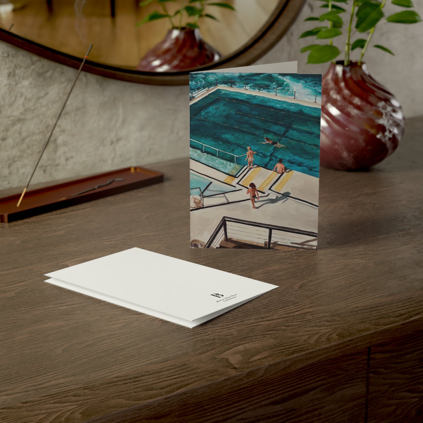 Blank Greeting Cards Pack - Icebergs Bondi Beach