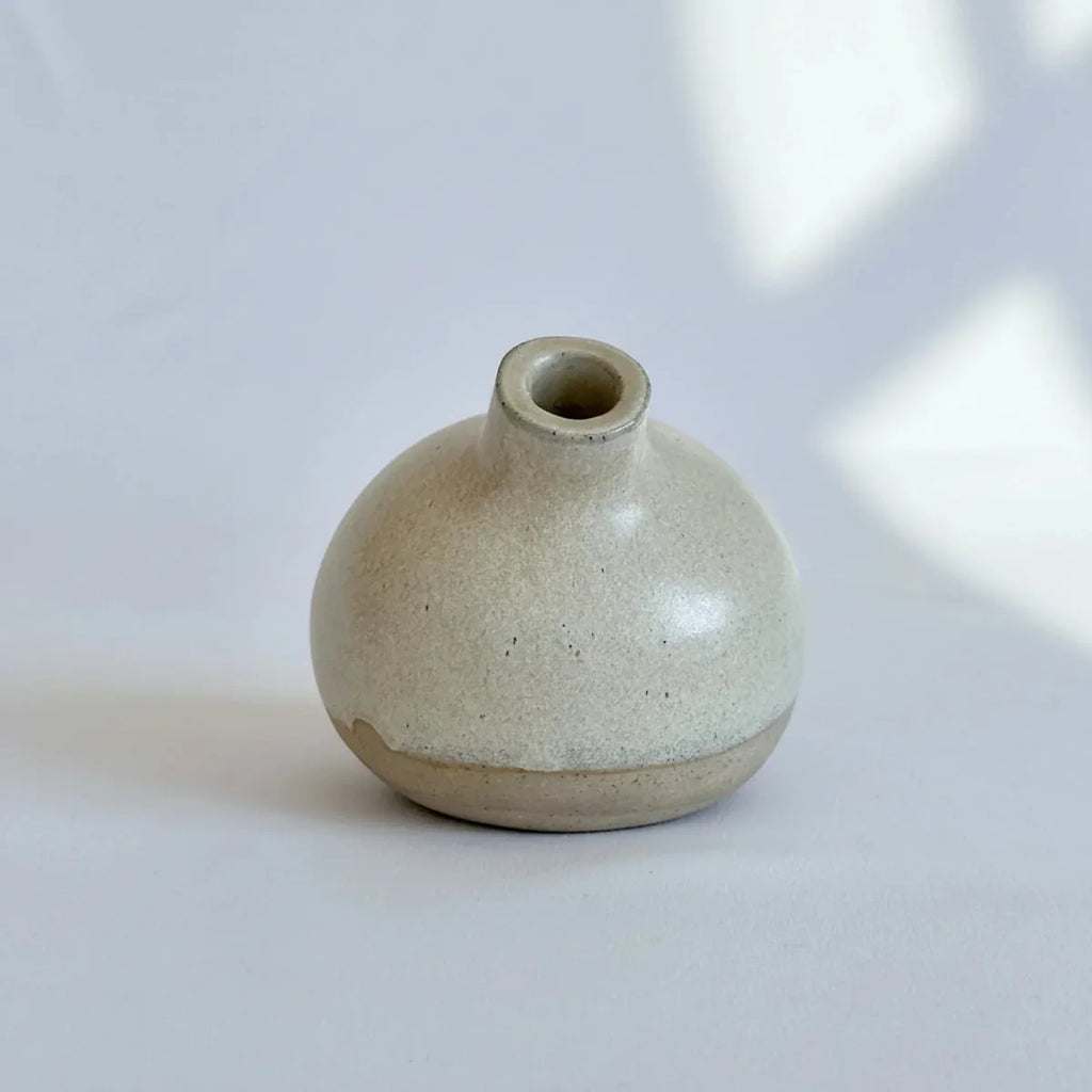 Beige Bud Flower Vases - Small