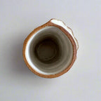 Bronte Tall Spiral Cylindrical Vase - Overhead