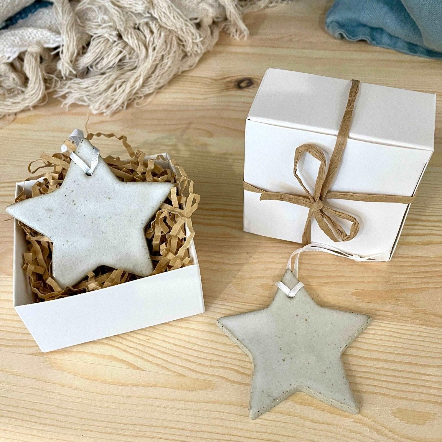 Ceramic Love Hearts & Stars Decorations