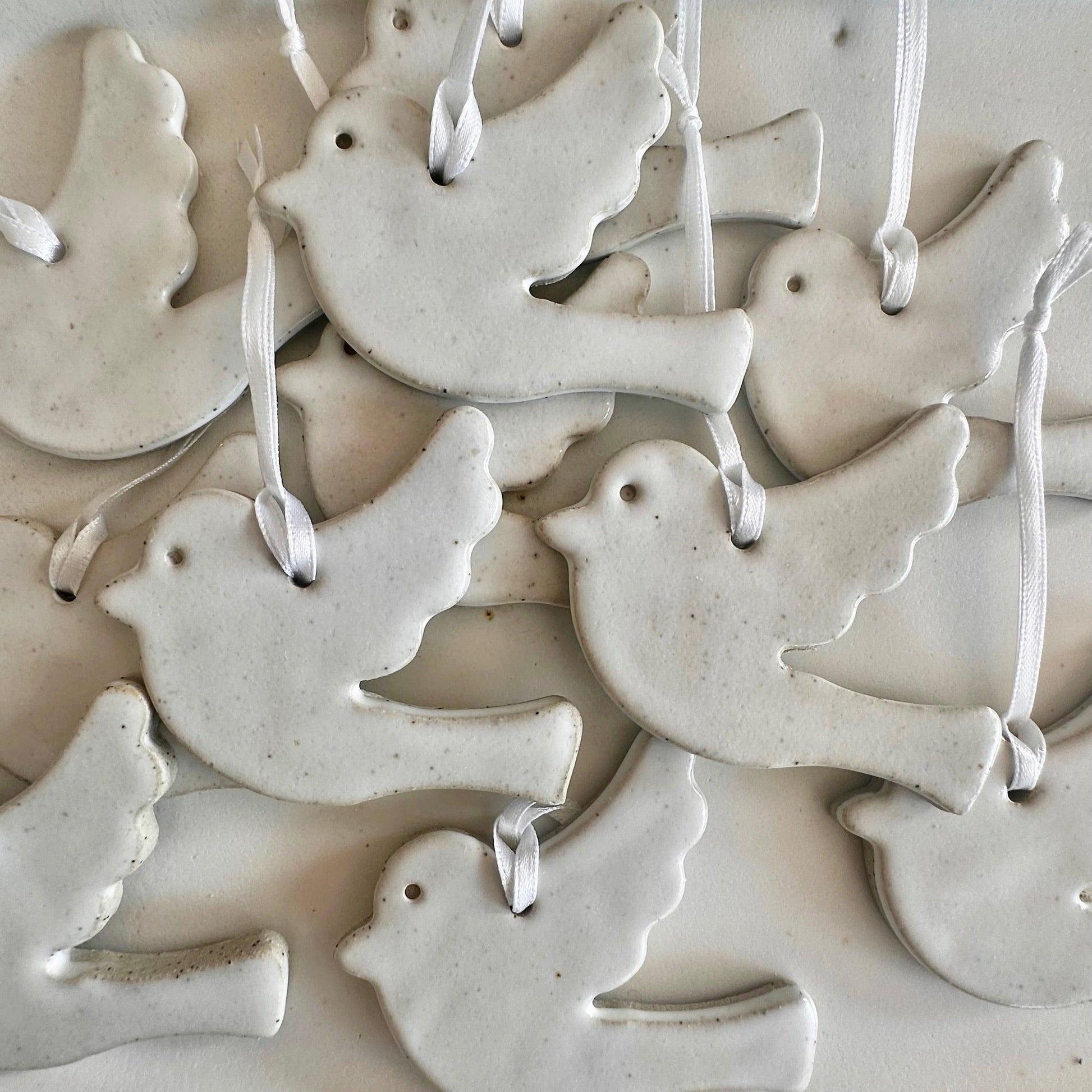 Christmas Tree Doves Decorations 