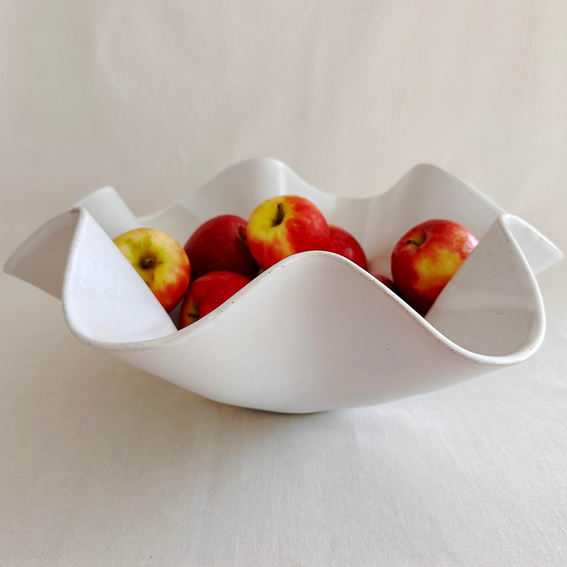 Extra Large White Fruit Bowl