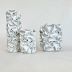 Sculptural Ruffe Vase Collection - Hand built by Polly Barton
