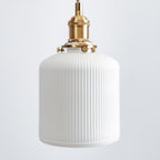 Gloria Ceramic Pleated Pendant Light
