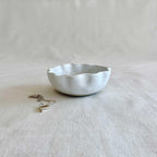 Ceramic Jewellery Bowl with Ripple Edge