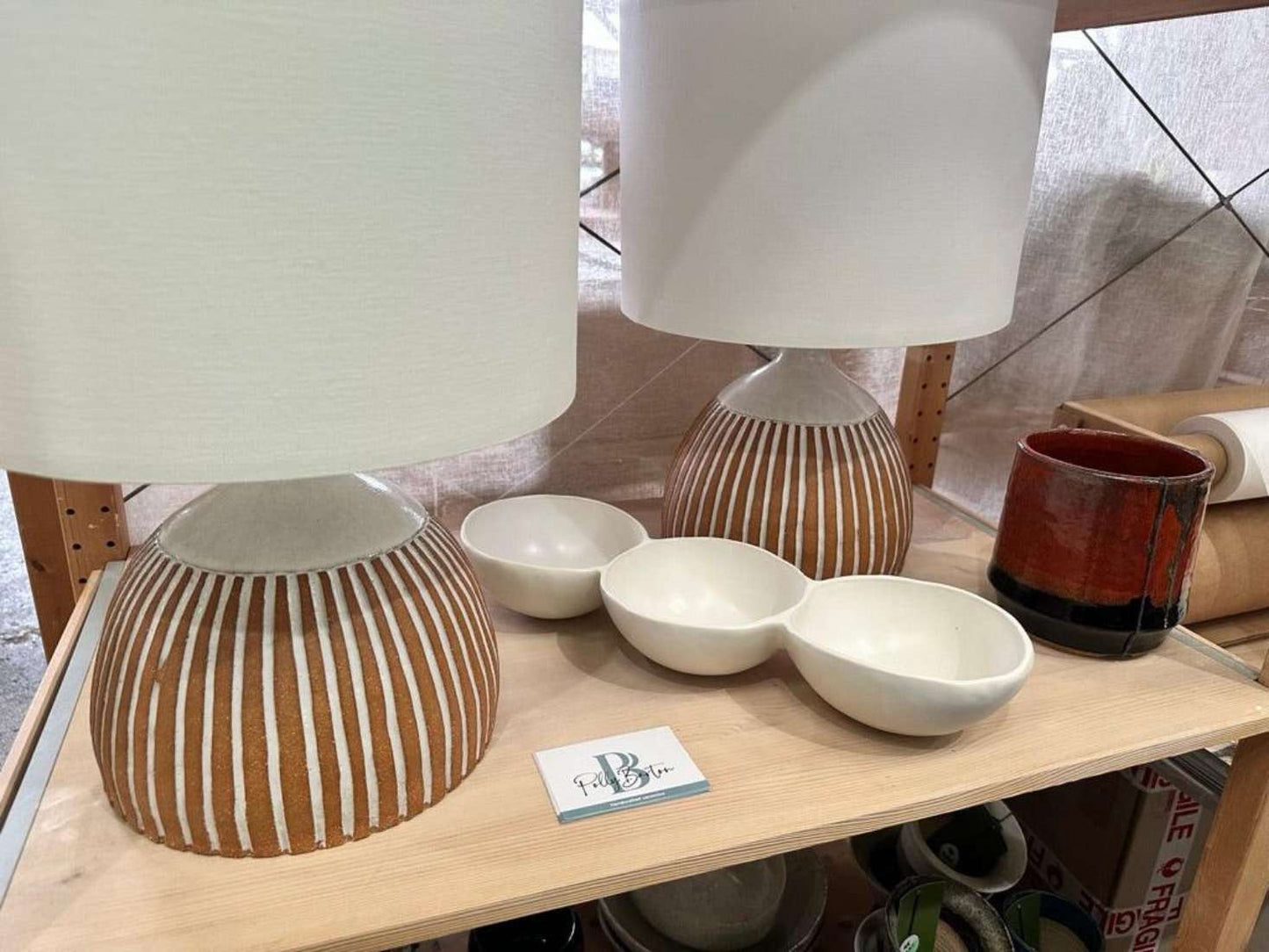 Bronte Lamp Base & Shade - Polly Barton