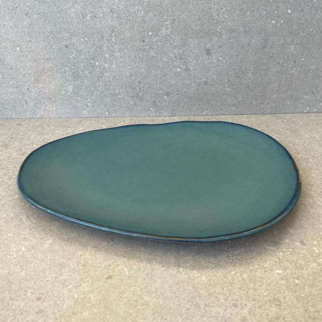 Rockpool Small Turquoise Platter - Polly Barton