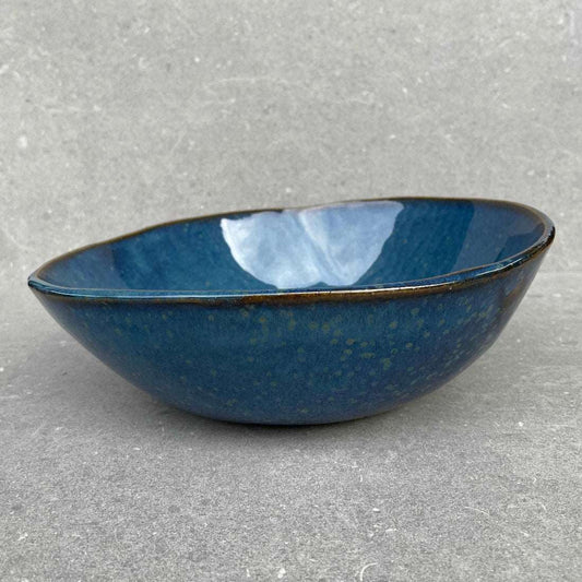 Rockpool Turquoise Serving Bowl - Polly Barton