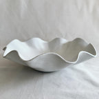 White Wave Bowl - Large Ceramic