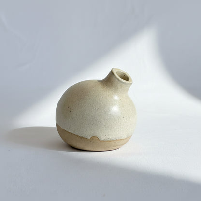 Turquoise & Beige Bud Flower Vases - Small