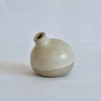 Beige Bud Flower Vases - Small