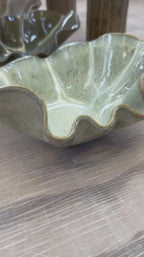 Ceramic Wave Dishes by Polly Barton