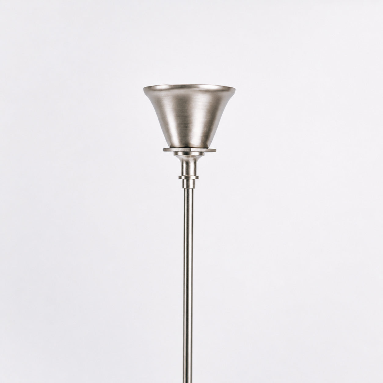 Reece Flared Glass Pendant Light - Nickel