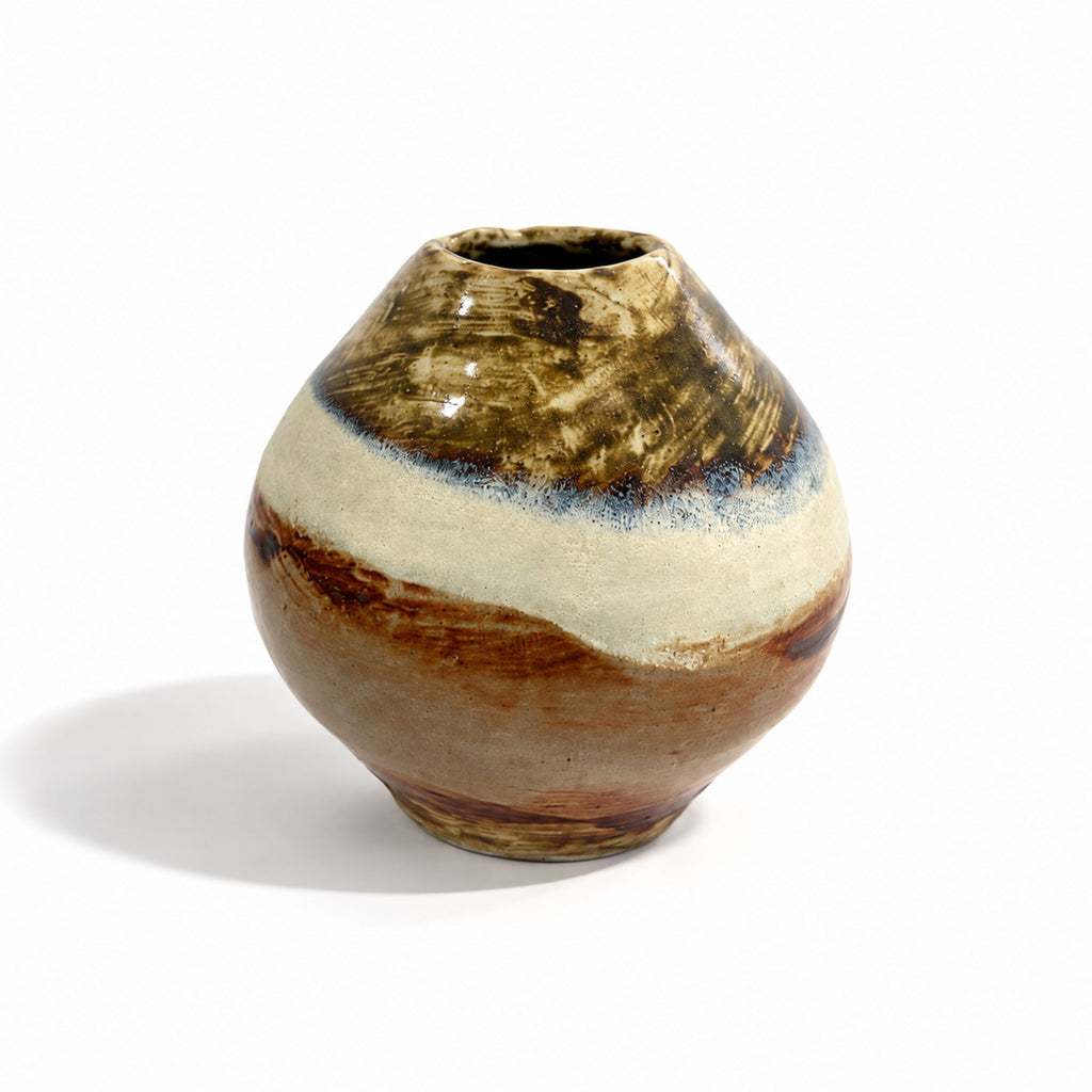 Small Rounded Vases - Organic Glazes